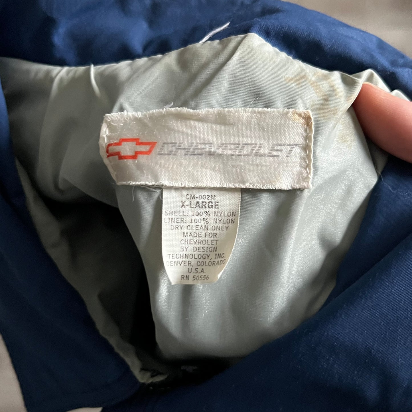 Chevrolet Nylon Bomber Jacket XL