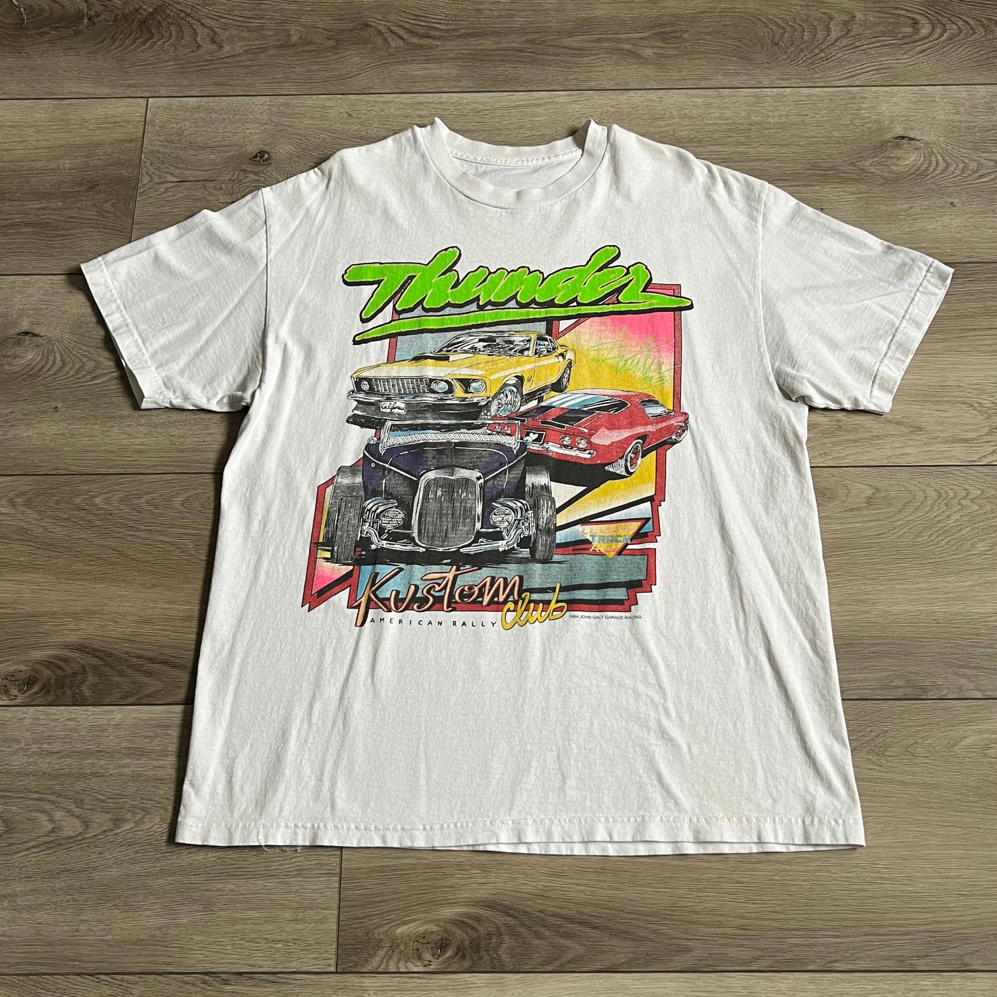 Classic Car Thunder Kustom Club Shirt L