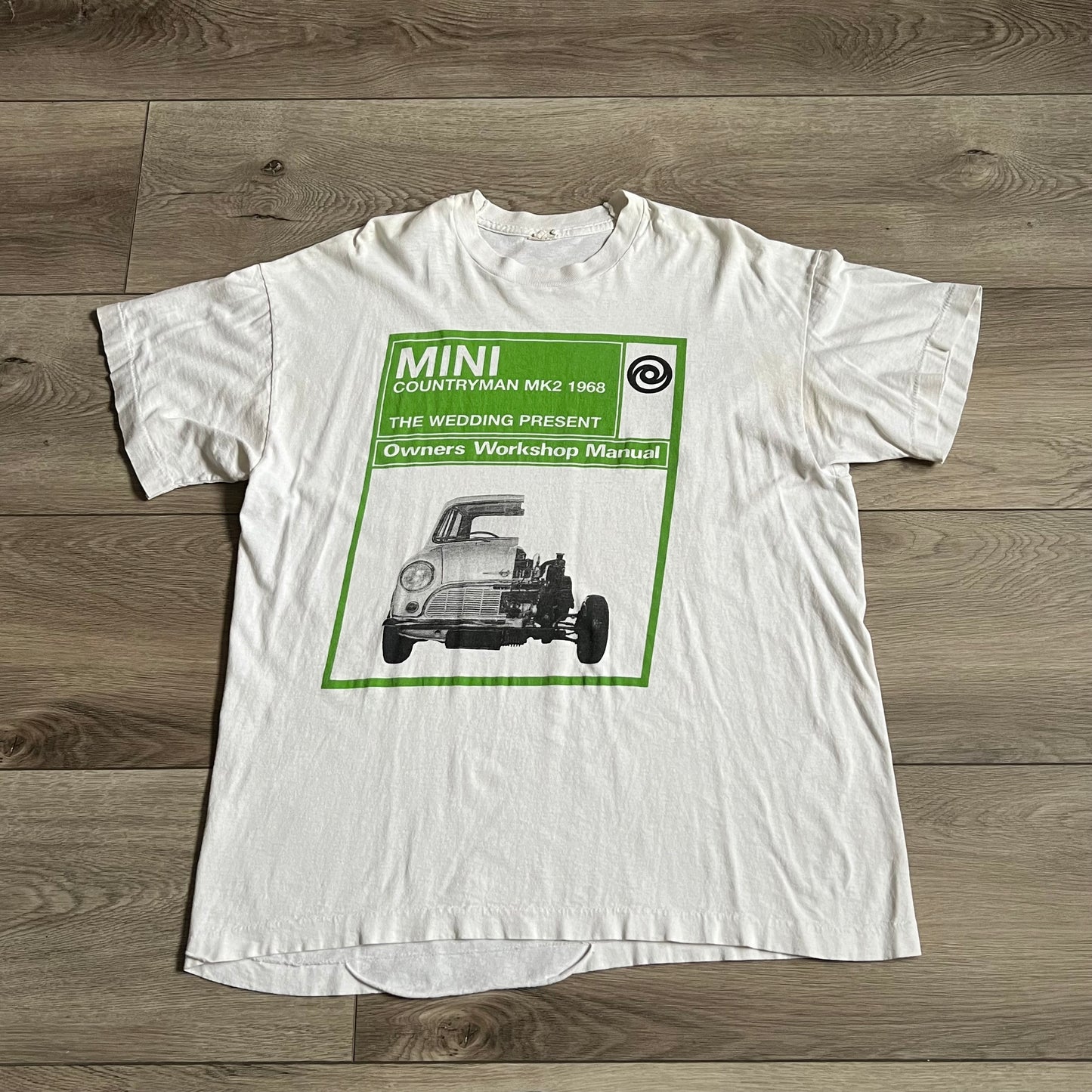 Mini Cooper 60s Owners Manual Shirt XL