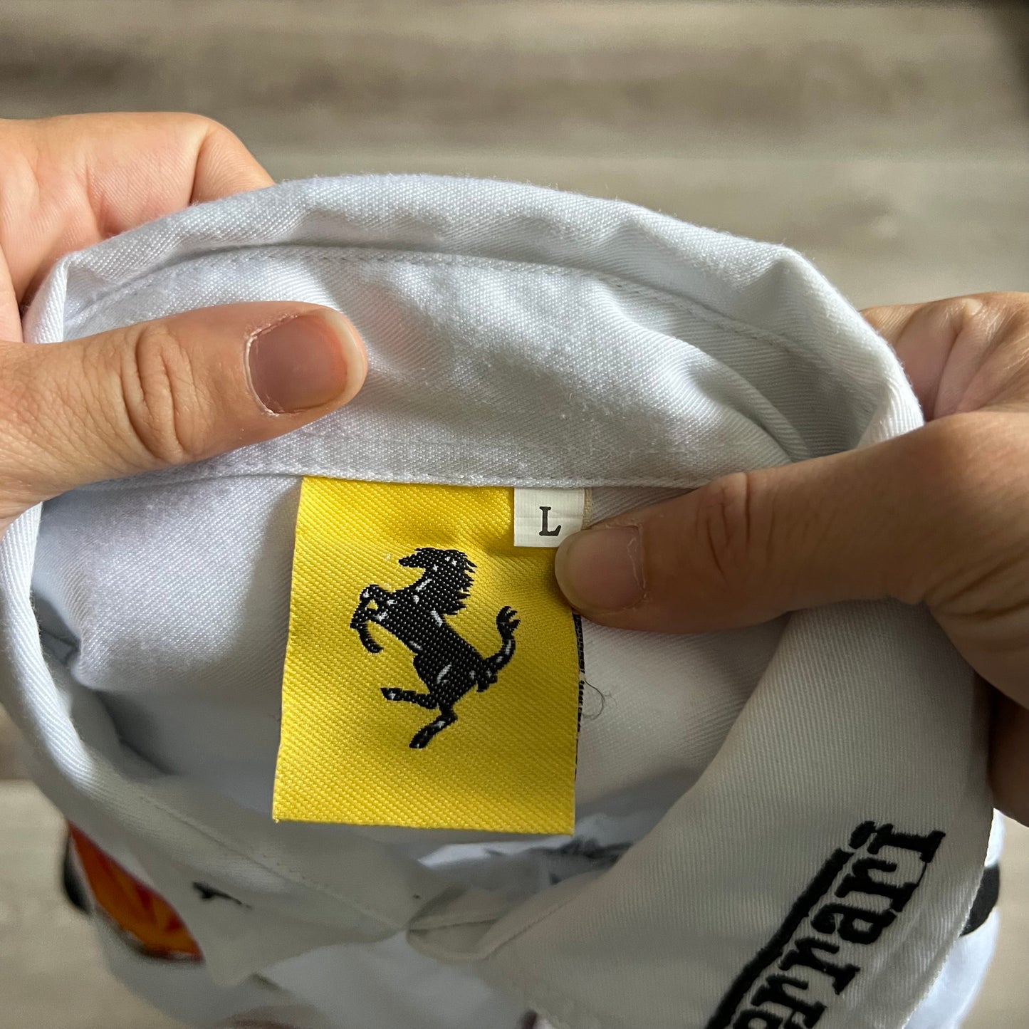 Ferrari F1 Racing Pit Crew Shirt L