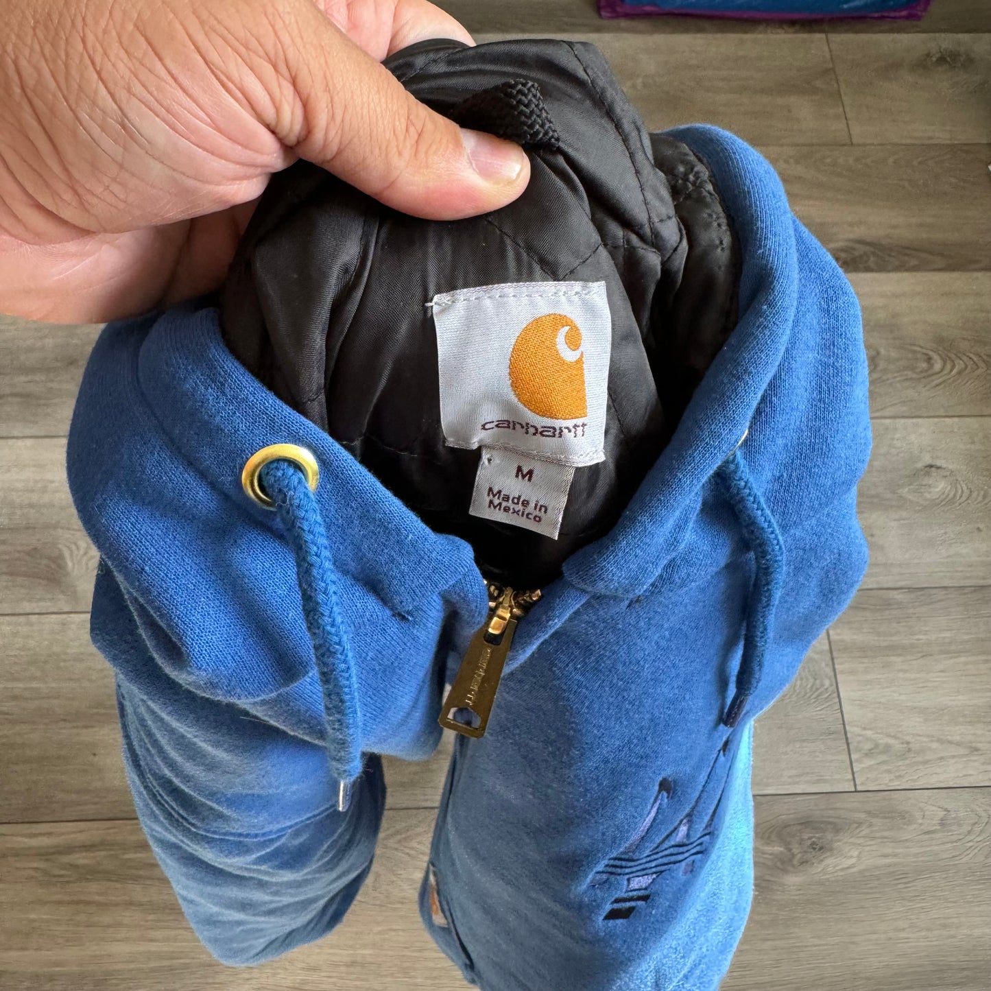 Maserati Carhartt Heavyweight Hoodie Size Medium