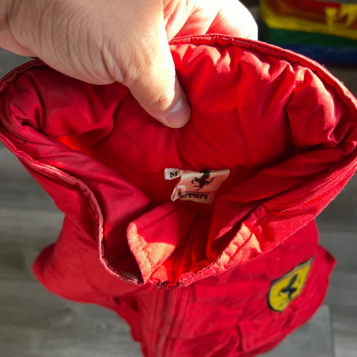 Ferrari Racing Team Down Jacket Size Medium