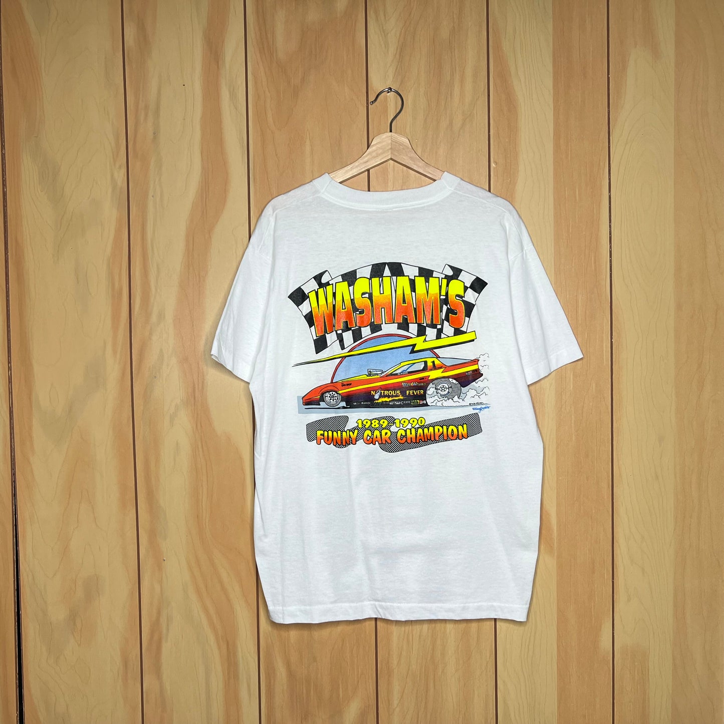 90s Midwest Funny Car Drag Racing Champion Shirt Size Large