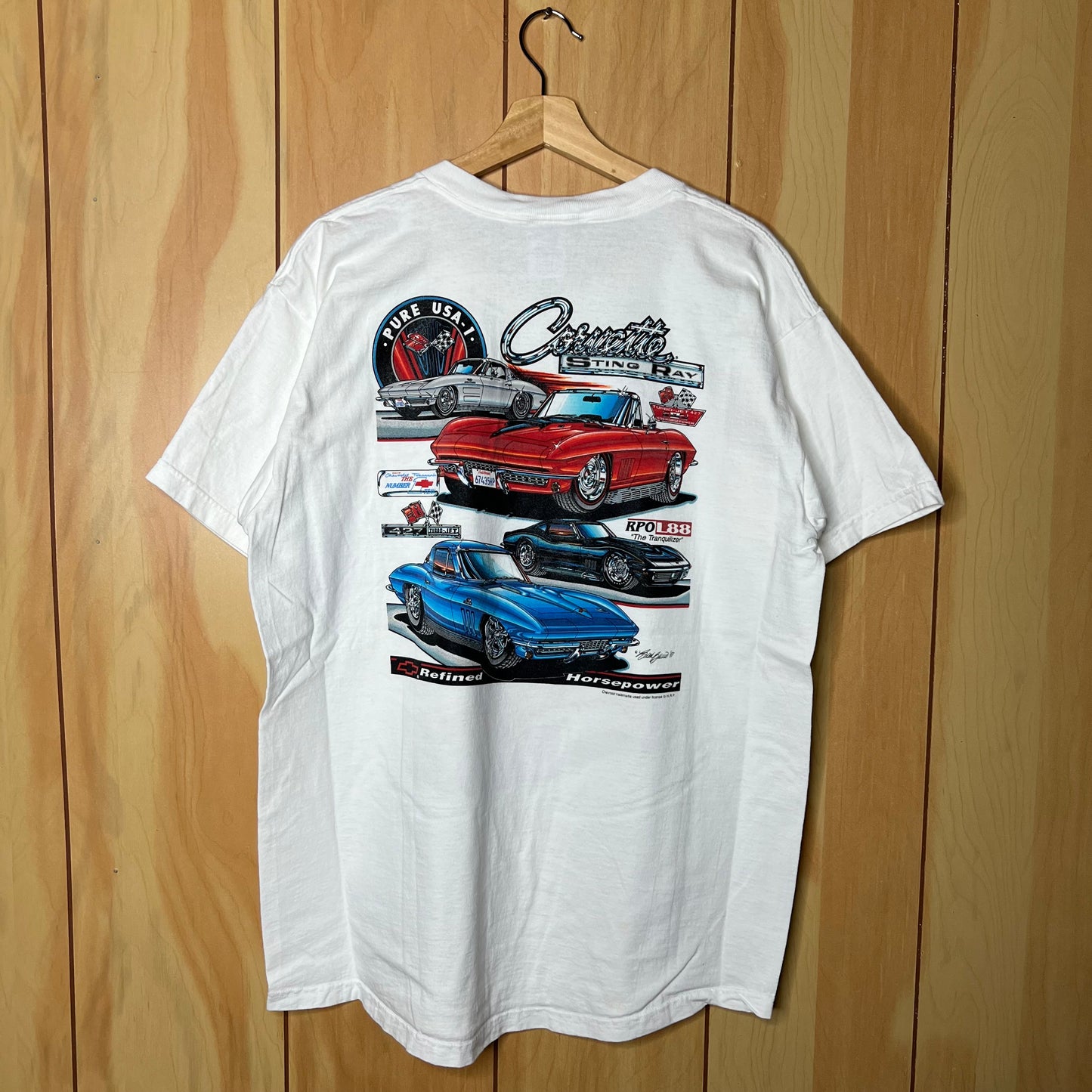 90s Chevy Corvette Stingray C1 C2 Unforgettable Shirt Size XL