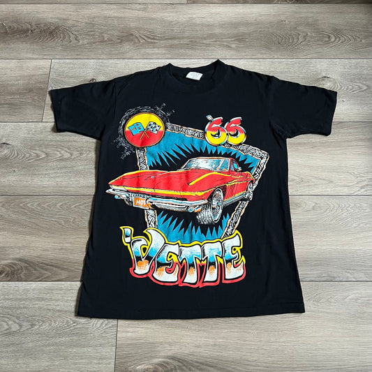 Chevy Corvette 66 C2 Big Print Shirt Size Medium