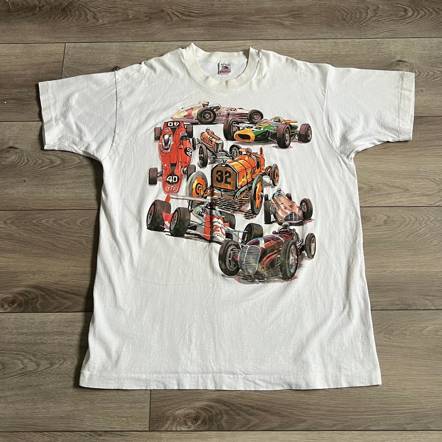 Lotus Racing History Car Shirt Size XL
