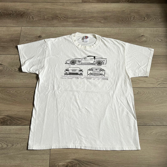 Chevy Corvette C6 Sketch Shirt XL