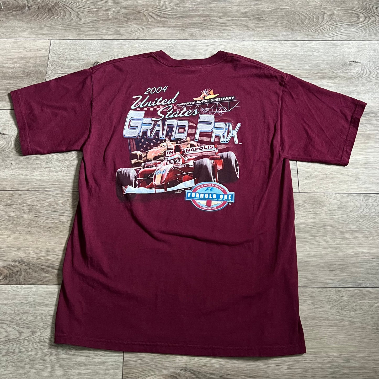 Indianapolis Speedway F1 Grand Prix Shirt Size Large