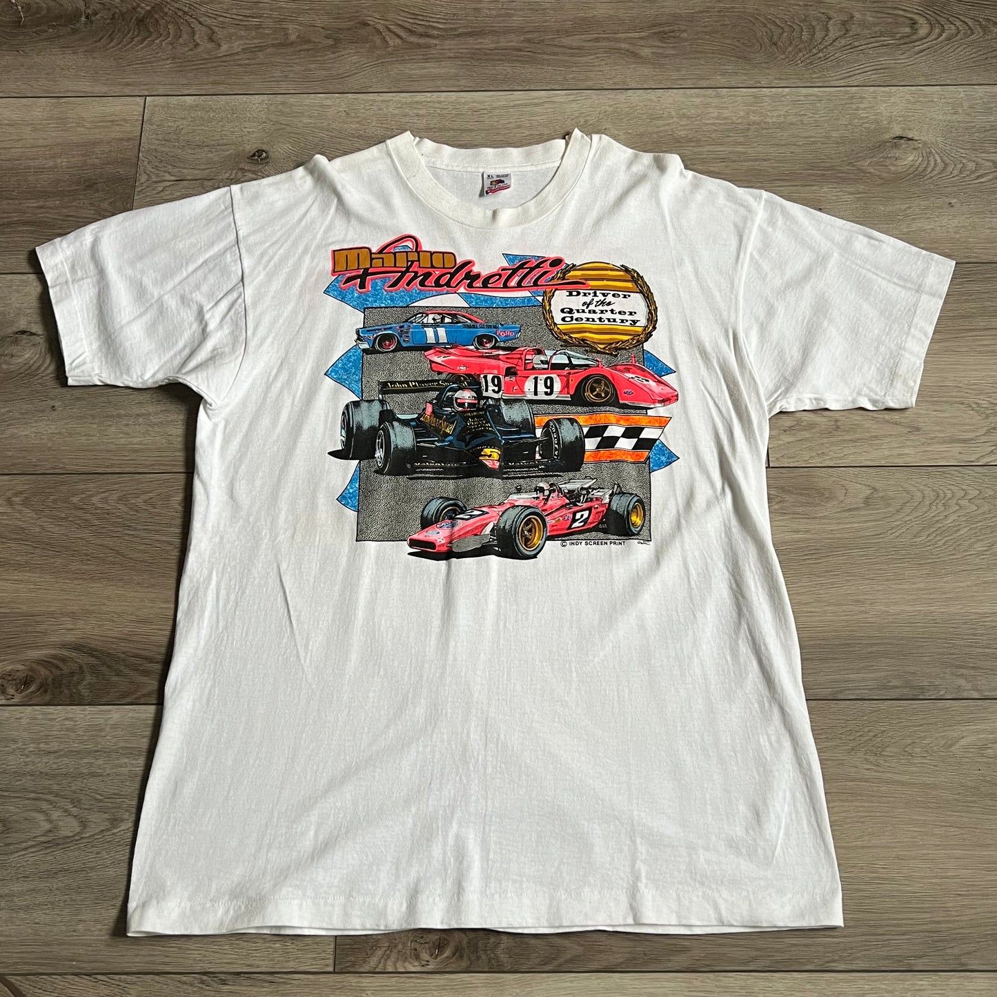 Mario Andretti Quarter Century Shirt XL