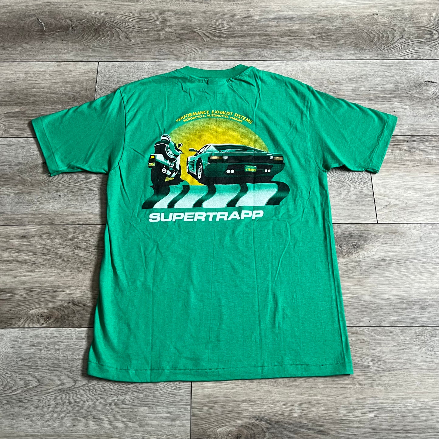 Ferrari Testarossa Style Performance Exhaust Shirt L