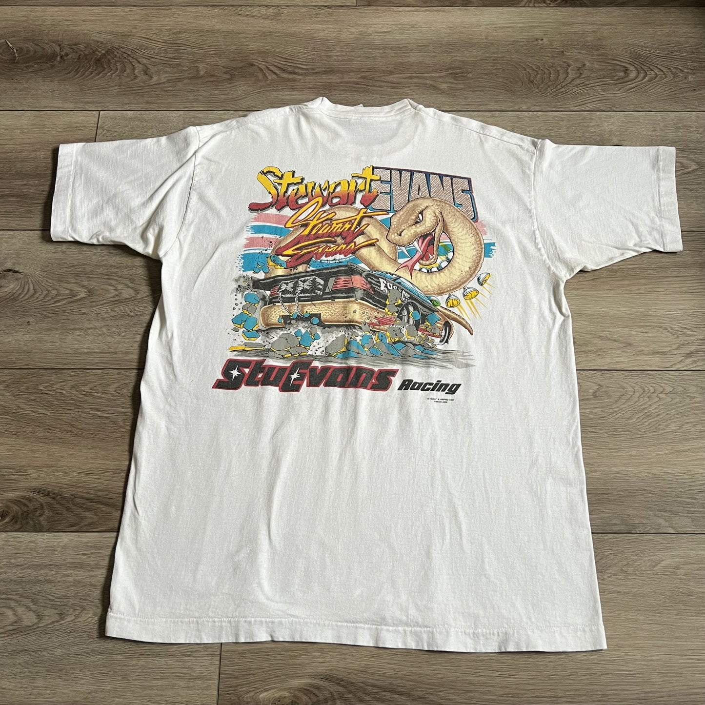 Stu Evans Ford SVO Drag Car Shirt XXL