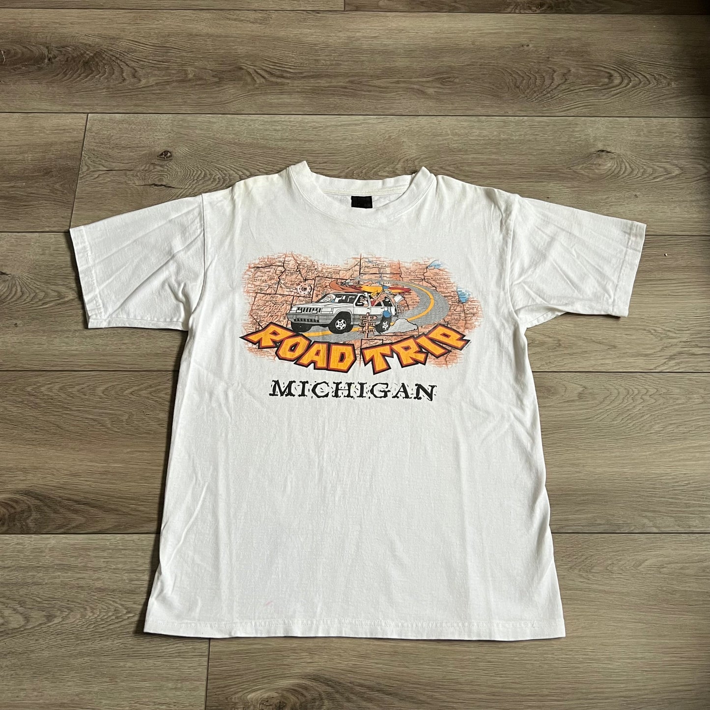 Jeep Grand Cherokee Road Trip Michigan Shirt L