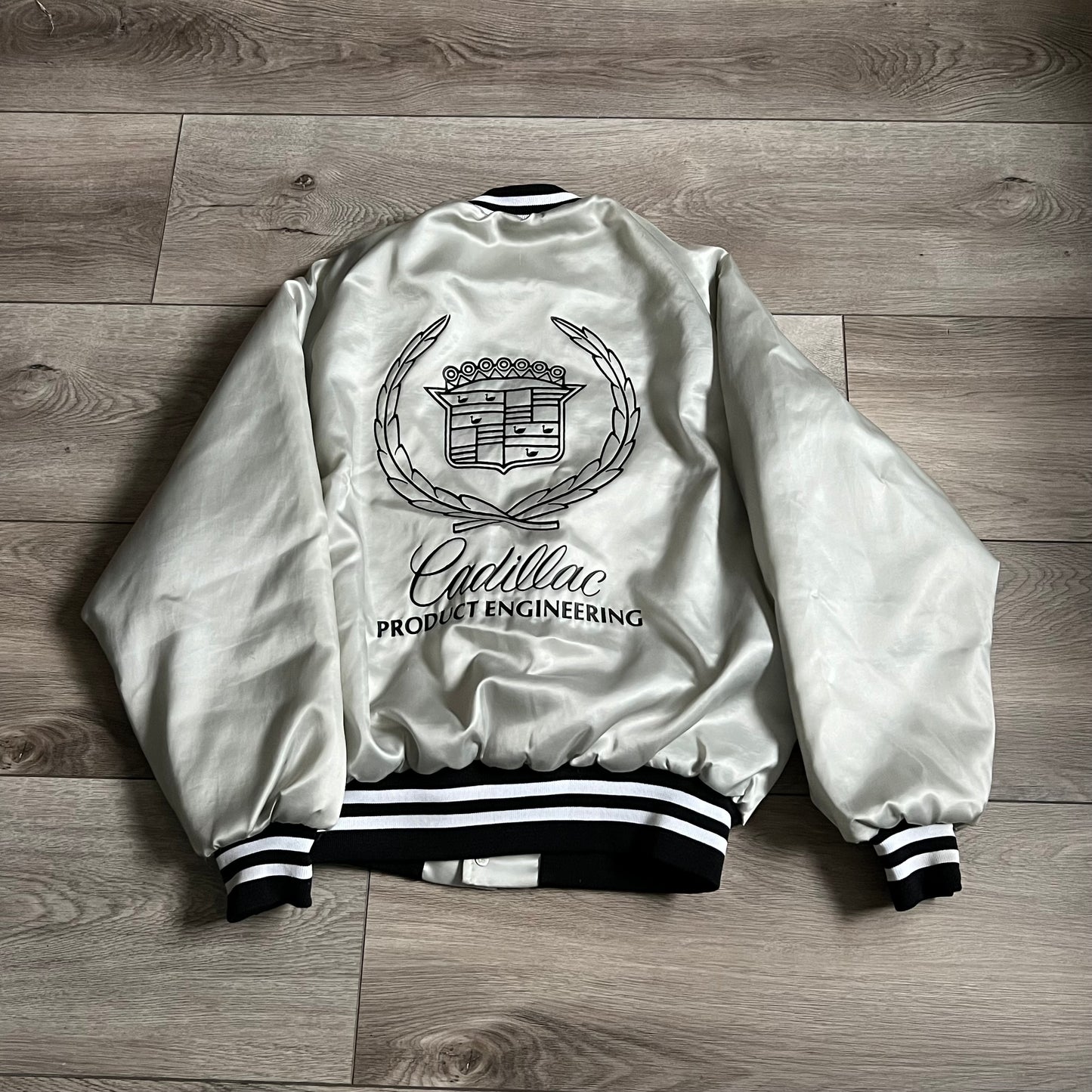 Cadillac Engineering Satin Jacket M