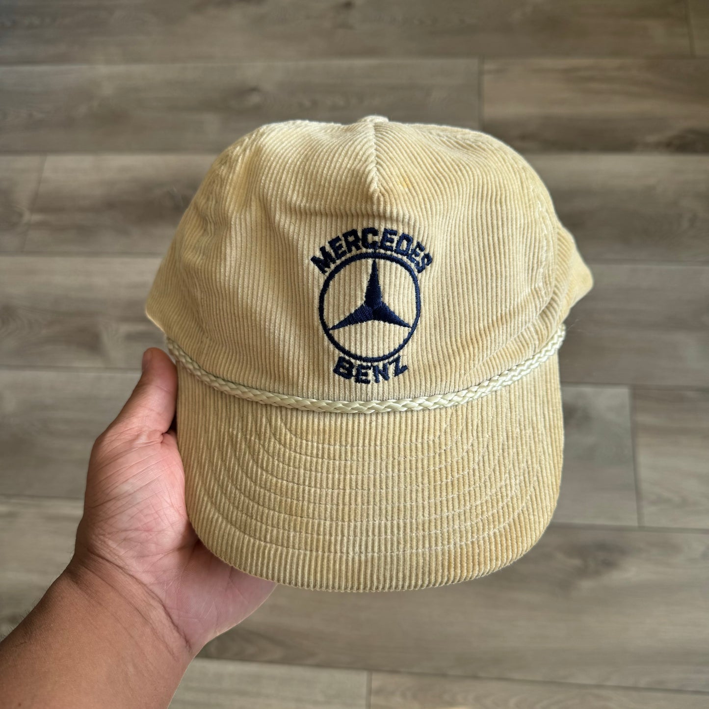Mercedes Benz Khaki Corduroy Hat