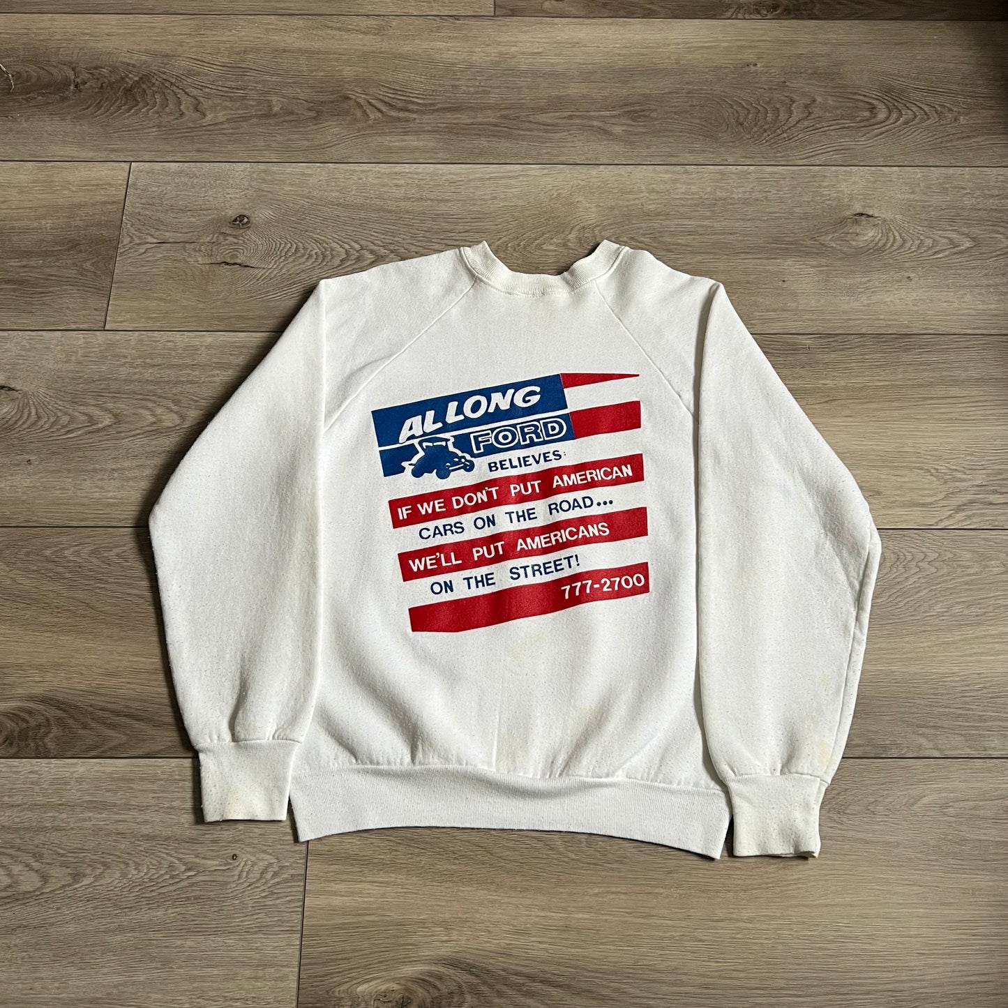 Ford Mustang Fox Body American Sweatshirt Size Medium