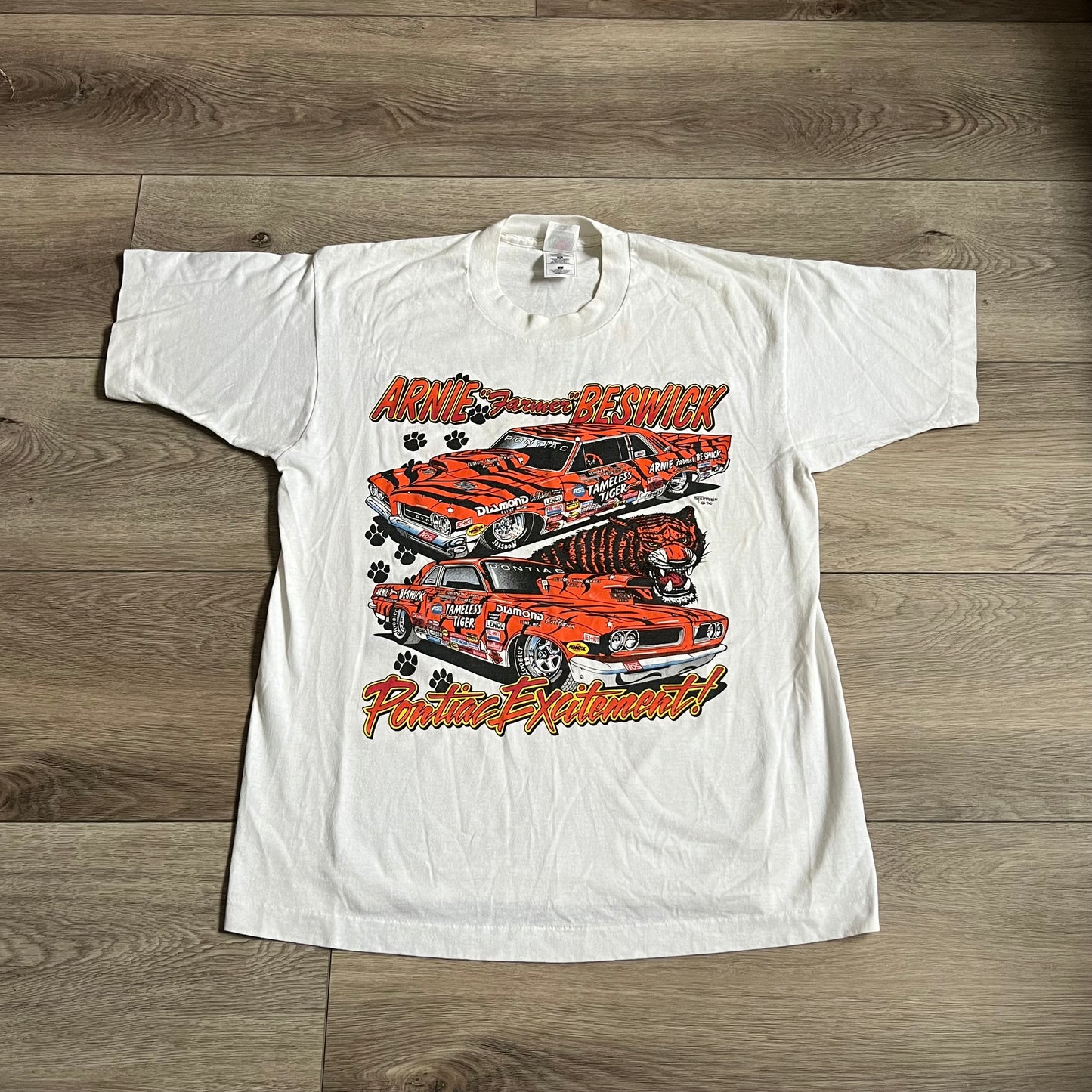 Pontiac GTO Tameless Tiger Drag Car Shirt L