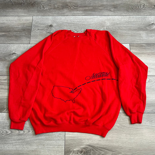 Cadillac Allante America to Italy Sweatshirt Size XL