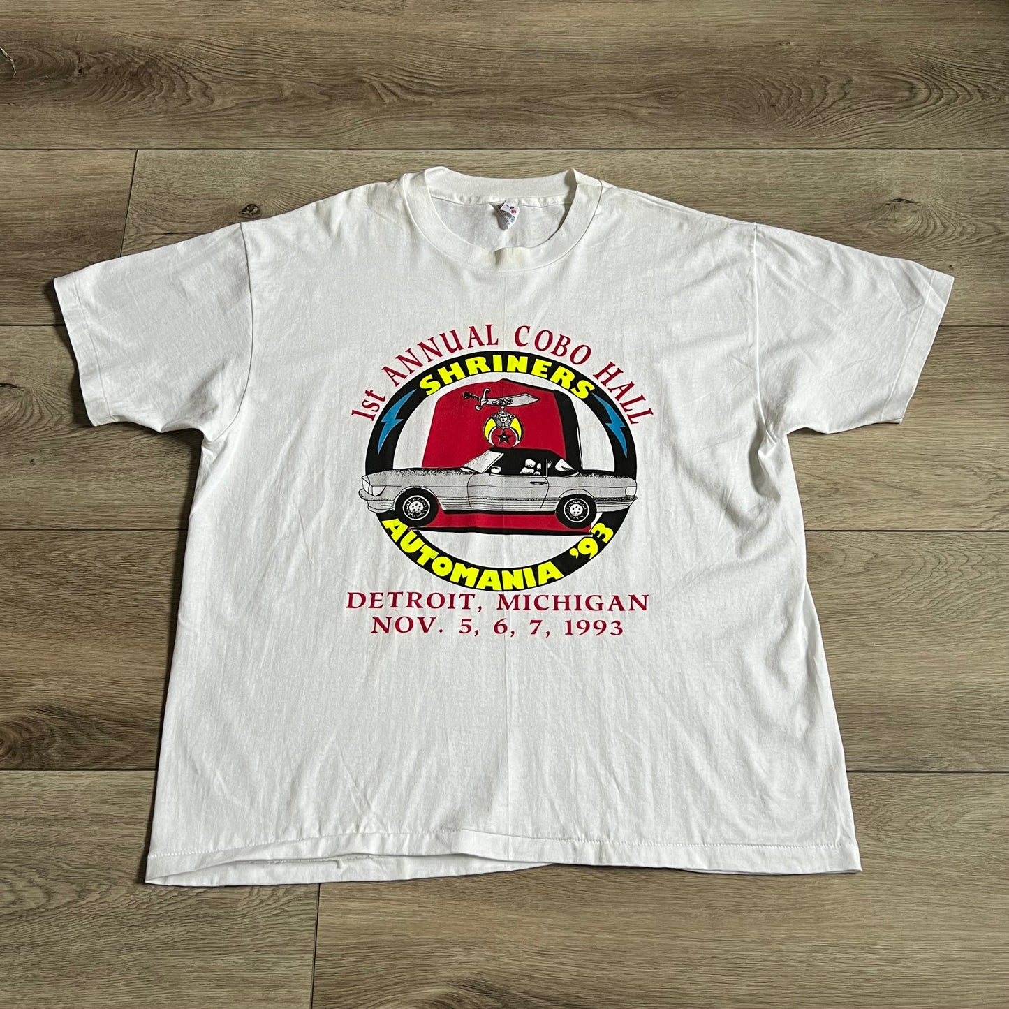 1991 First Annual Autorama Detroit Shirt Size XL