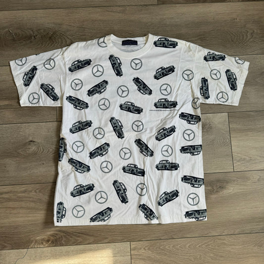 Mercedes Benz SL 300 Gullwing All Over Print Shirt Size Large