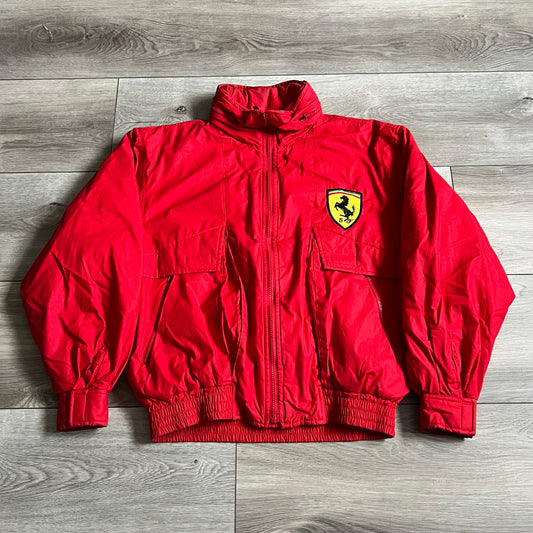 Ferrari Racing Team Down Jacket Size Medium