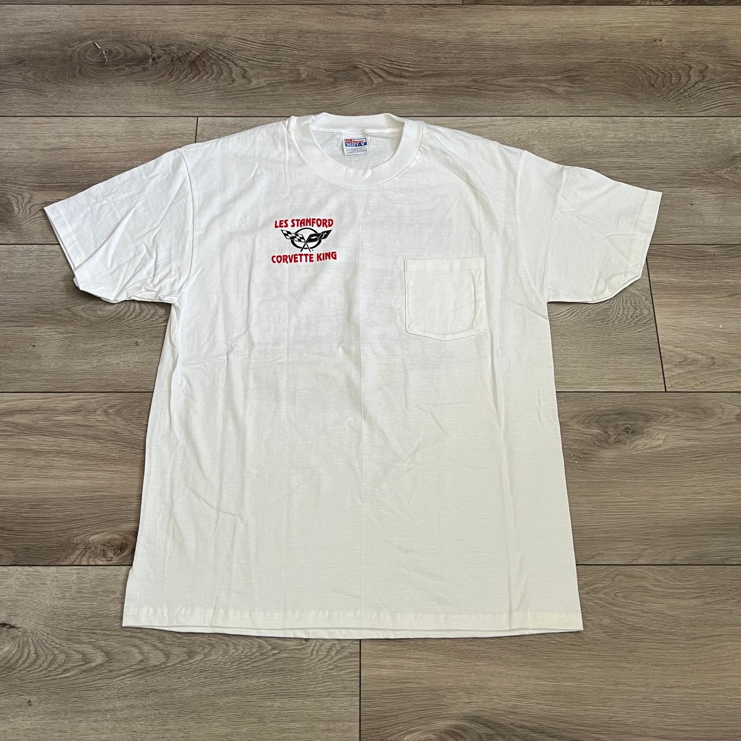 Chevy Corvette Les Stanford Caravan Shirt Size Large