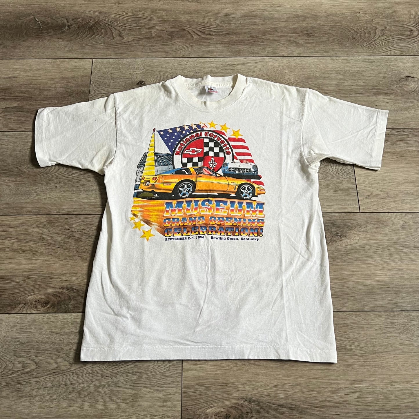 Chevy Corvette Museum Grand Opening Shirt L
