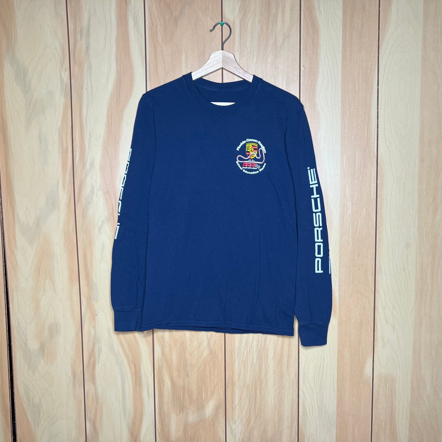 Porsche Driving School Long Sleeve Shirt Size Large Modern