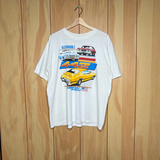 90s Oldsmobile 442 American Muscle Shirt Size XL