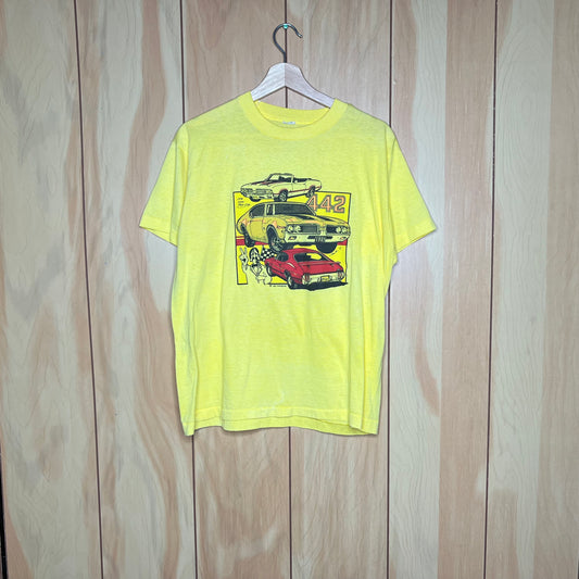 1987 Oldsmobile 442 Pace Car Yellow Shirt Size Large