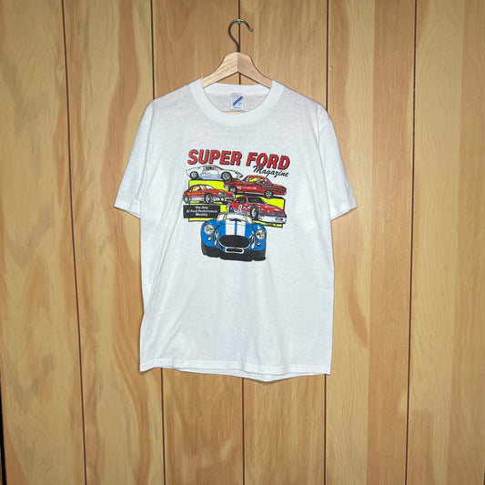 90s Super Ford Magazine Mustang Cobra GT40 Shirt Size Large