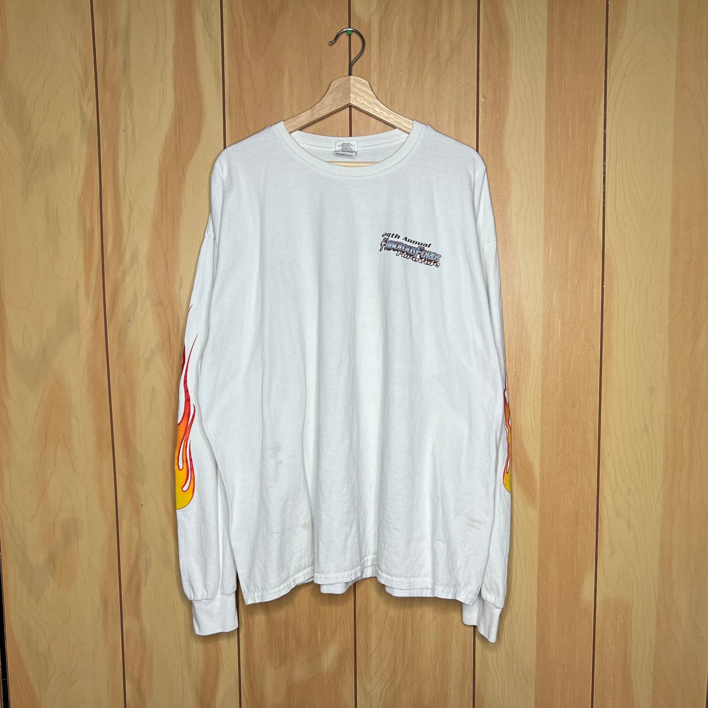 2009 Famous Fords Car Show Flame Long Sleeve Size XXL