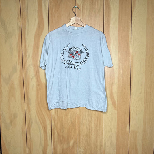 80s Cadillac Classic Logo Shirt Size S/M