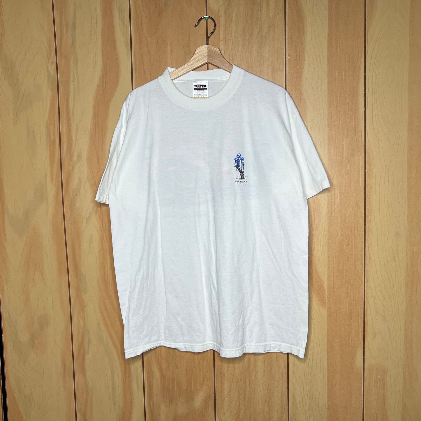 90s Artsy R.O. Bikes Motorcycles Racing Shirt Size XL