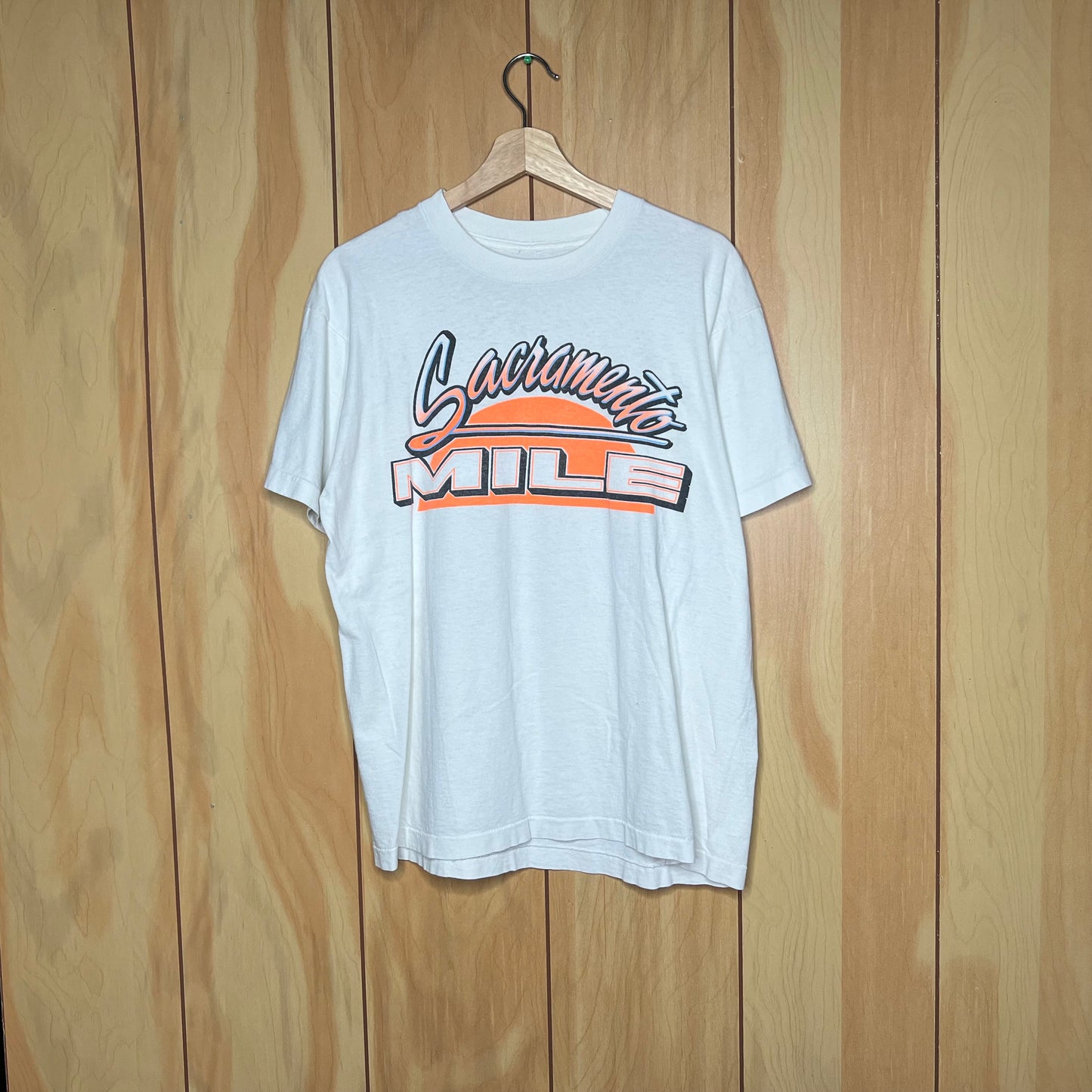 1991 Motorcycle Bike Camel Racing Sacramento Mile Size XL