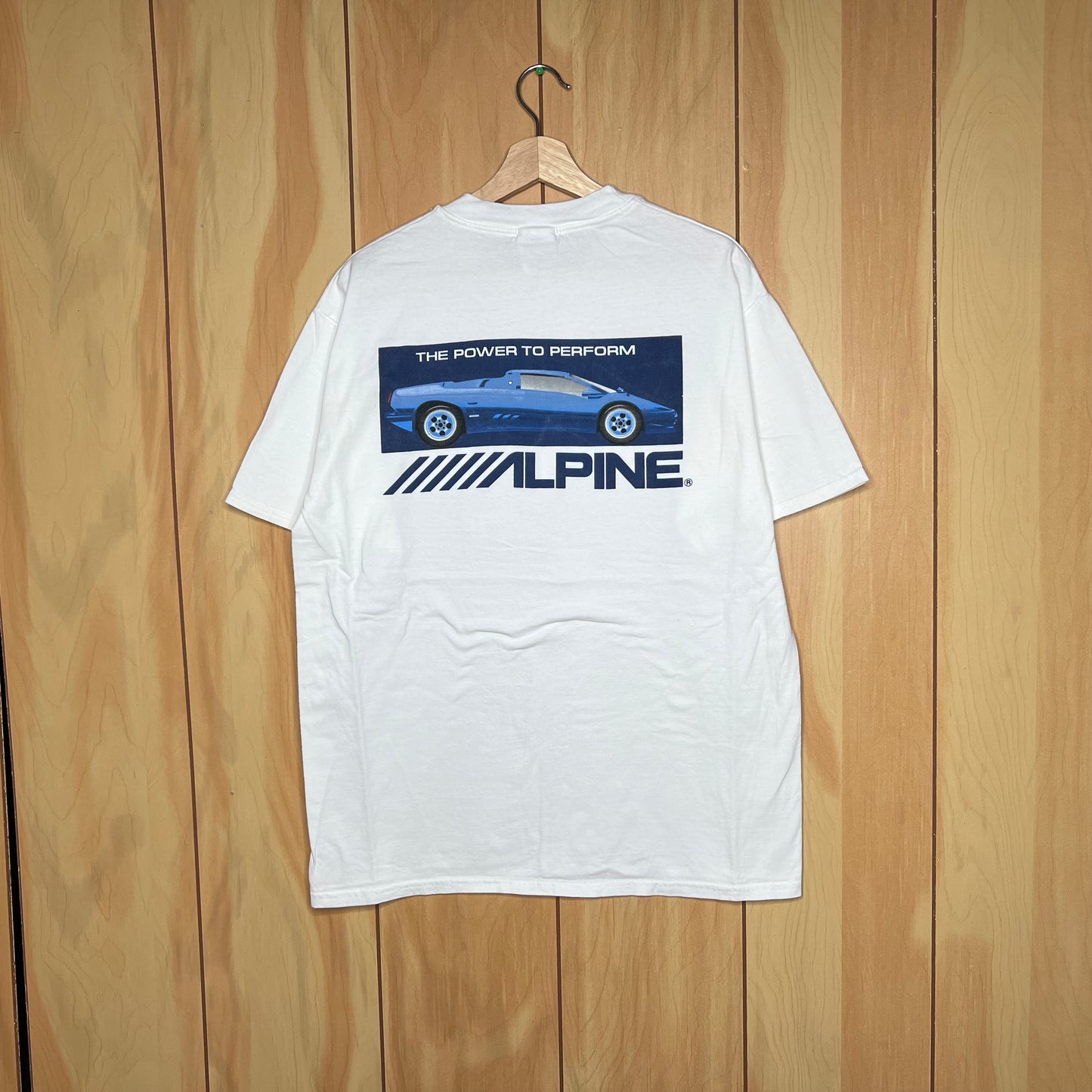 90s Alpine Lamborghini Diablo Promo Shirt Size Large