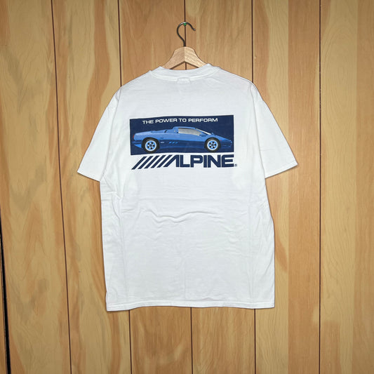 90s Alpine Lamborghini Diablo Promo Shirt Size Large