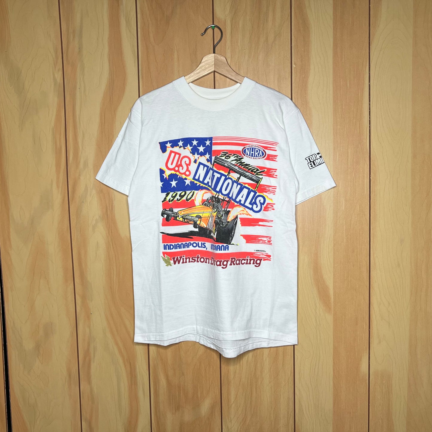 1990 US Nationals Winston Drag Racing Dragster NHRA Shirt Size Large