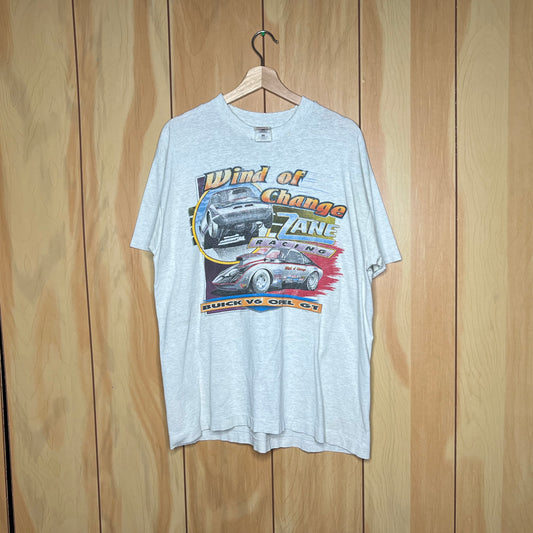 90s Opel GT Drag Race Car Shirt Size XL
