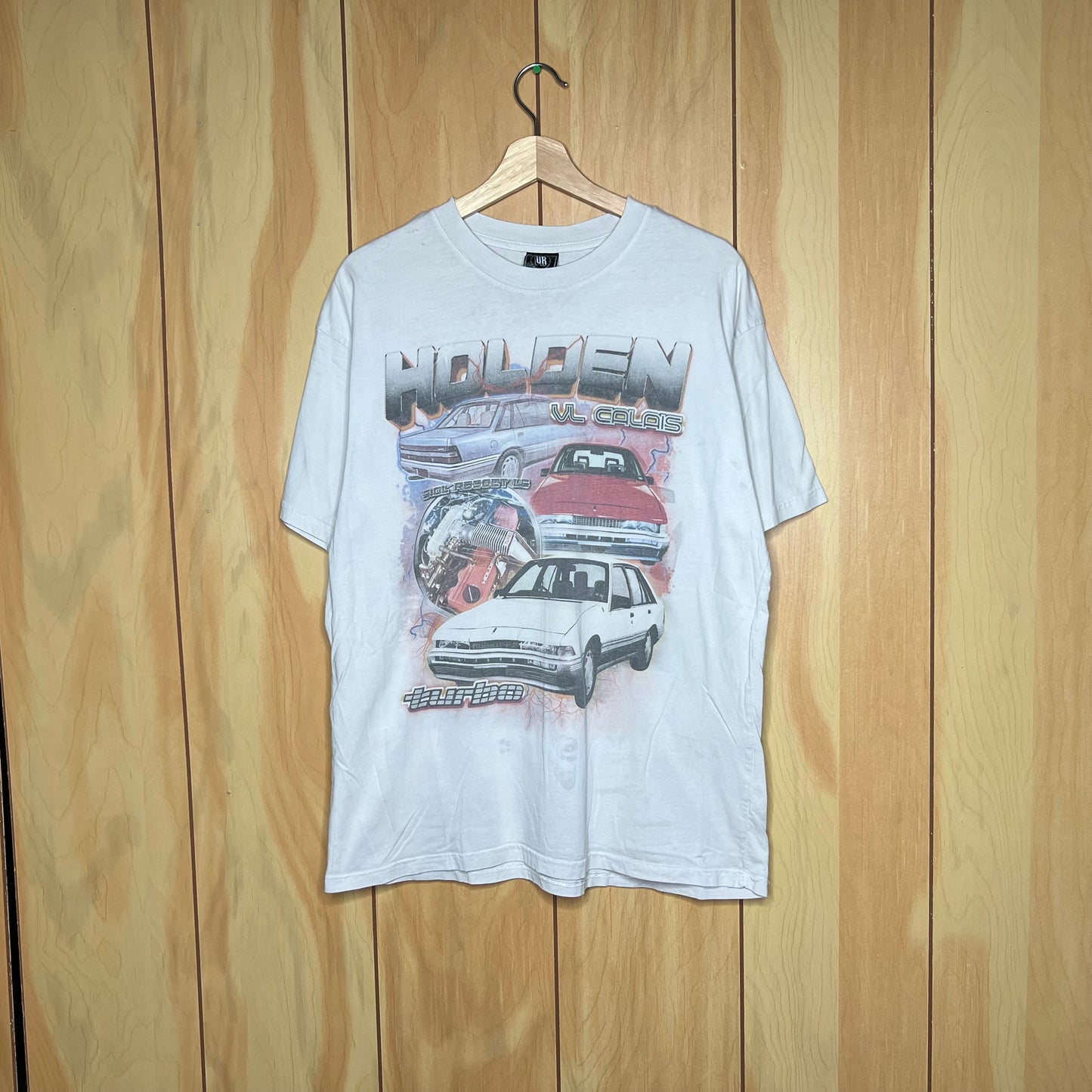 Holden VL Calais Turbo “Bootleg” Style Shirt Size Large Modern