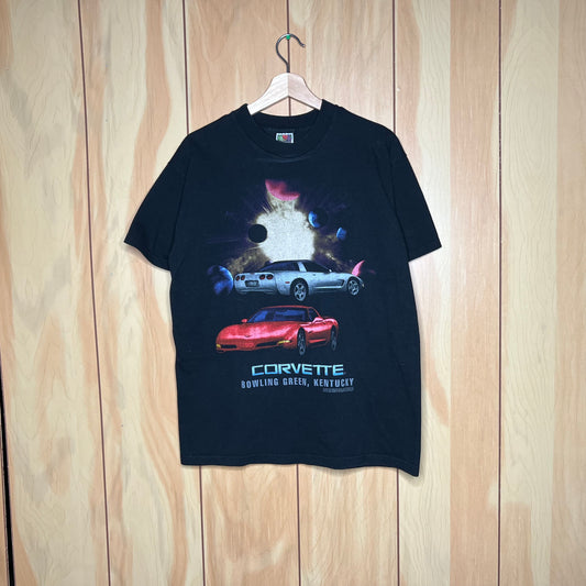 00s Chevy C5 Corvette Planets Space Shirt Size Large