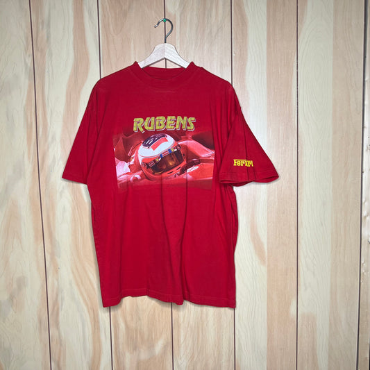 2001 Ferrari Racing Rubens Shirt Size Large