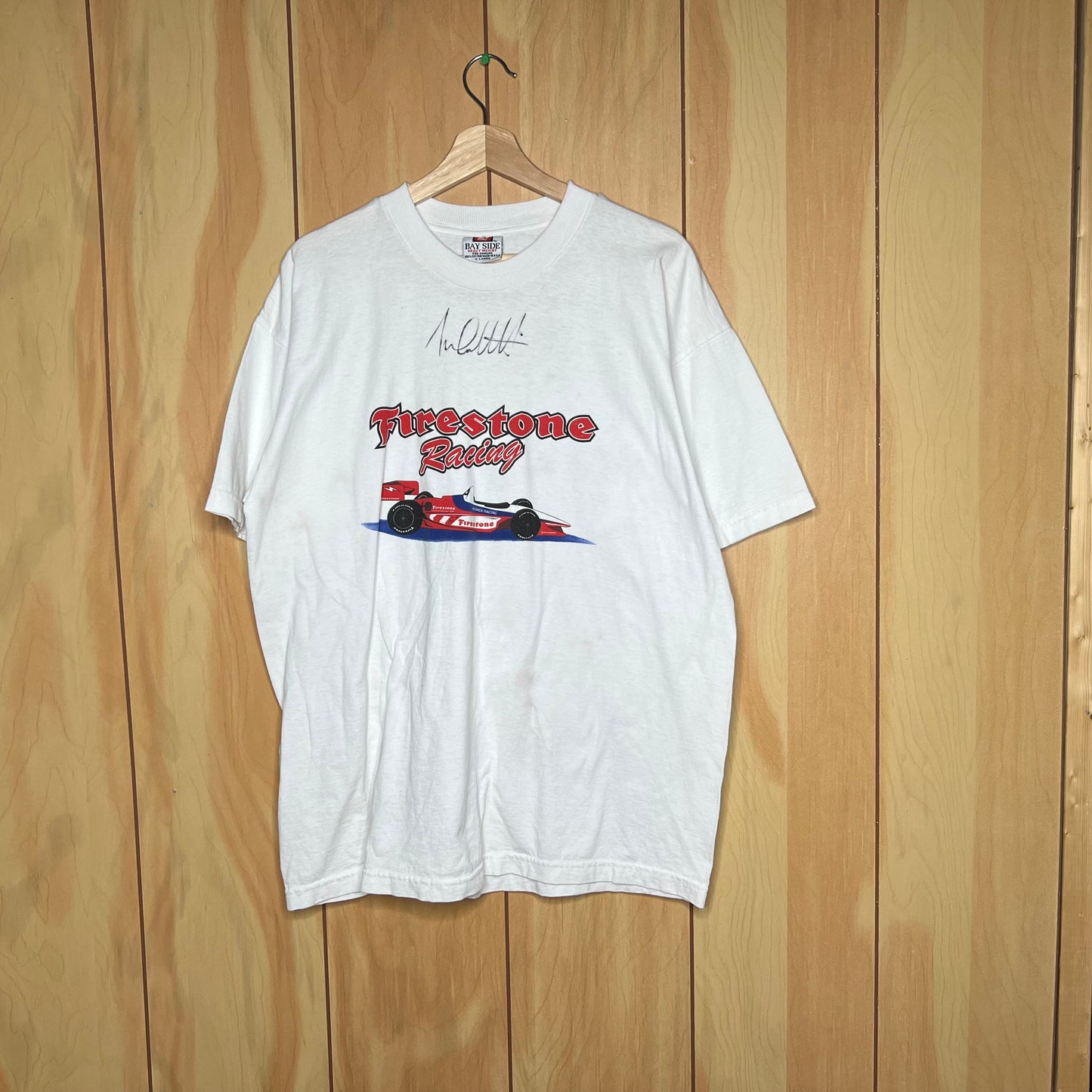 00s Firestone Racing Signature Formula One Indy Car Shirt Size XL
