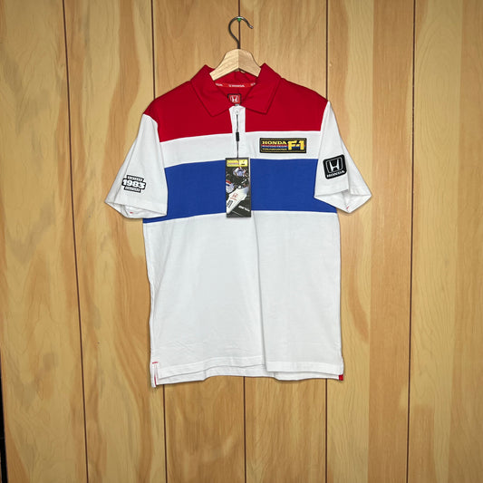 NWT Honda Grand Prix F-1 Racing Team Vintage Collection Polo Shirt Size Medium Modern