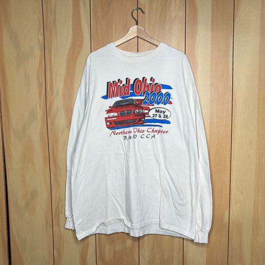 2000 BMW Car Club E46 M3 Mid Ohio Longsleeve Shirt Size XXL