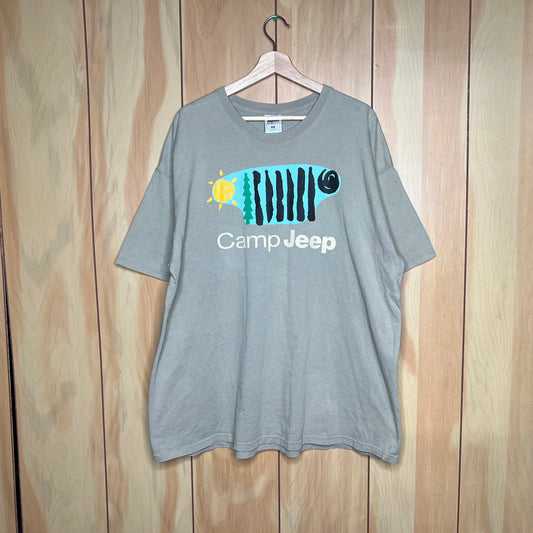 90s Camp Jeep Artsy Outdoors Shirt Size XXL