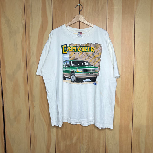 90s Ford Explorer Map Official Promo Shirt Size XXL