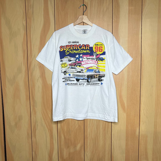 1996 MOPAR Supercar Showdown Drag Race Car Shirt Size Large