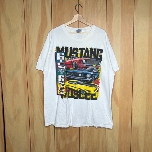 90s Ford Mustang Muscle Potent Ponies Shirt Size XL