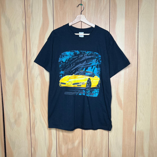 00s Chevy Chevrolet Corvette C5 Splash Graphic Shirt Size Large