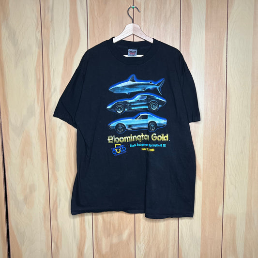 90s Chevy Chevrolet Corvette C3 Stingray Mako Shark Shirt Size XL
